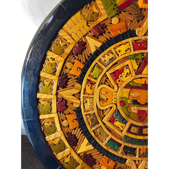 Mayan Aztec calendar wall art - Picture 3 of 12